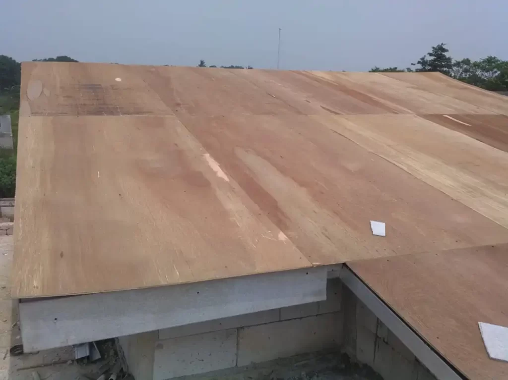 multiplek untuk alas atap bitumen aspal